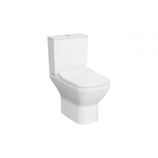 Vitra  Integra Square Rimless Open Back Close Coupled Pan Only - White