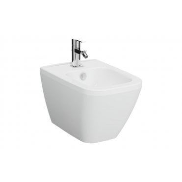 VitrA Integra Square Wall Hung Bidet - White