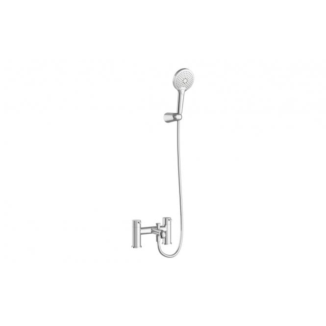 Vitra  Minimax S 2-Hole Bath/Shower Mixer - Chrome