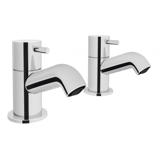 Vitra  Minimax S Bath Pillar Taps- Chrome