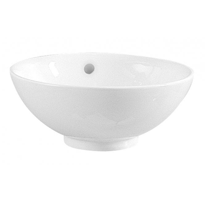 Vitra  Options 430x430mm 0 Tap Holes, Basin with Overflow, White