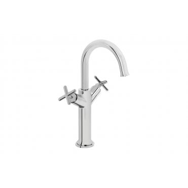 VitrA Origin Classic Tall Basin Mixer (Cross Handles)
