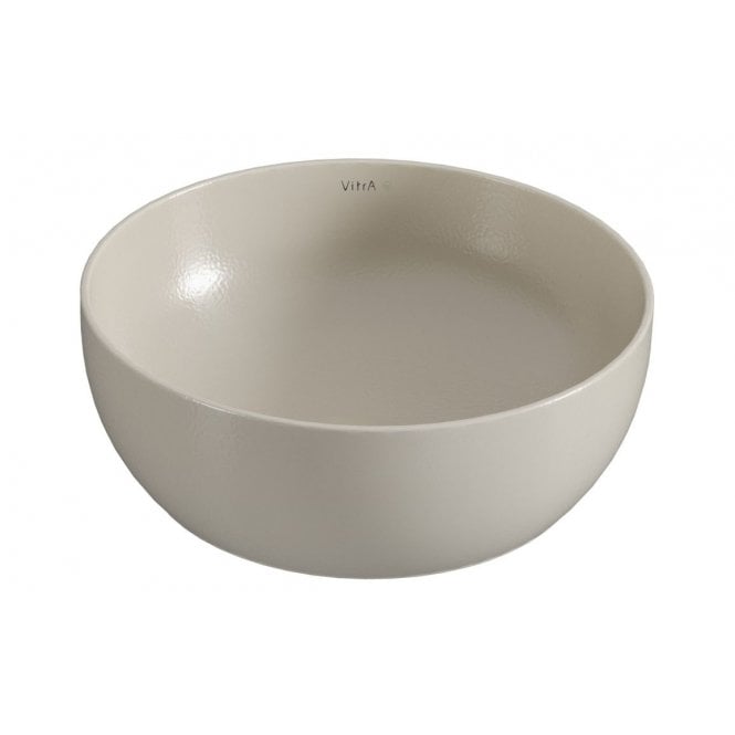 Vitra  Outline 405x405mm, Recycled, 0 Tap Holes, Basin Only, Matt Taupe