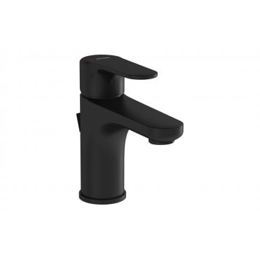 VitrA Root Round Compact Basin Mixer with Waste Lever