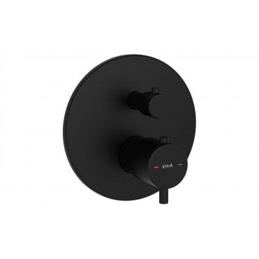 VitrA Root Round Integrated Thermostatic Bath/Shower Mixer Valve