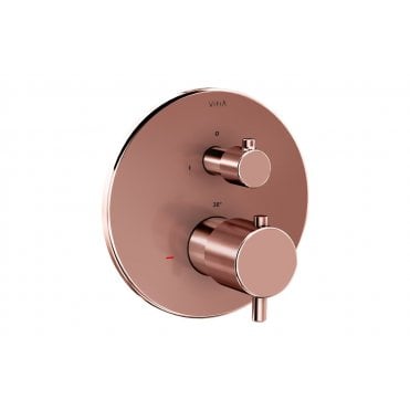 VitrA Root Round Integrated Thermostatic Bath/Shower Mixer Valve