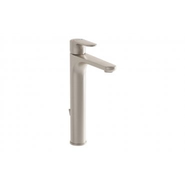 VitrA Root Round Tall Basin Mixer with Waste Lever