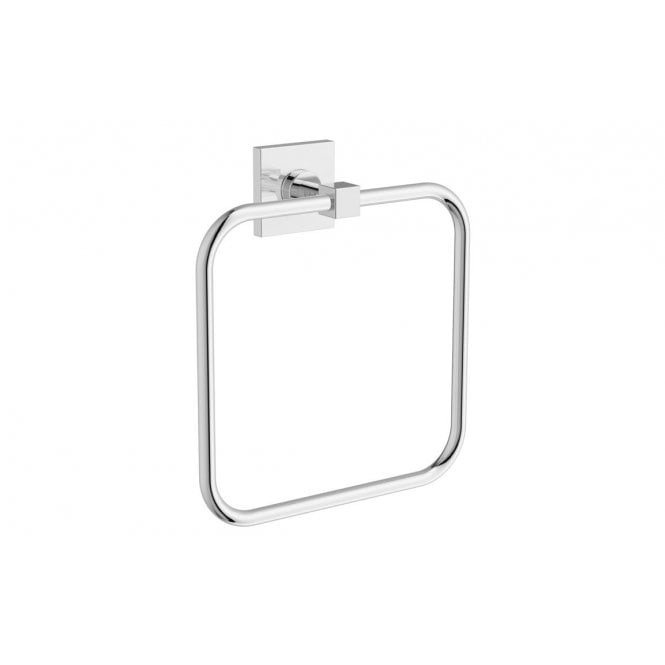 Vitra  Root Square Towel Loop - Chrome