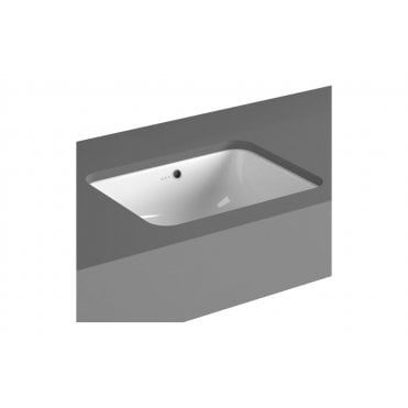 VitrA S20 450x370mm 0 Tap Holes, Undercounter Basin, White