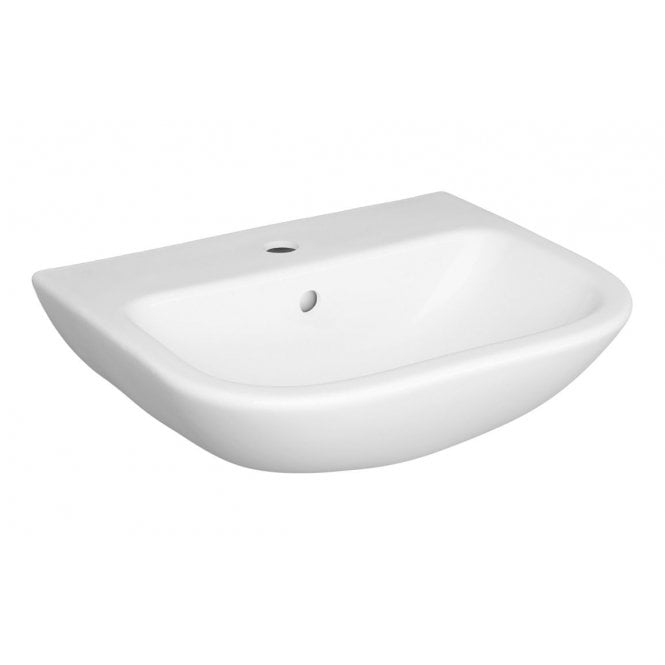 Vitra  S20 500x415mm, Basin Only, White (1 or 2 tap holes)