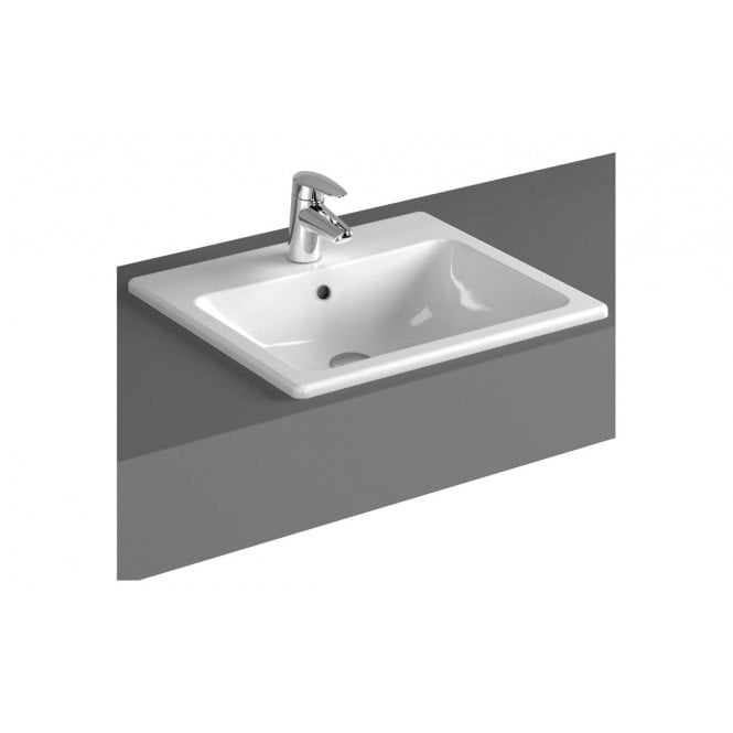 Vitra  S20 500x450mm 1 Tap Hole, Countertop/Vessel Washbowl, White