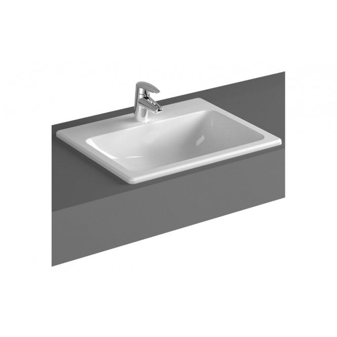 Vitra  S20 550x455mm 1 Tap Hole, Countertop/Vessel Washbowl, White