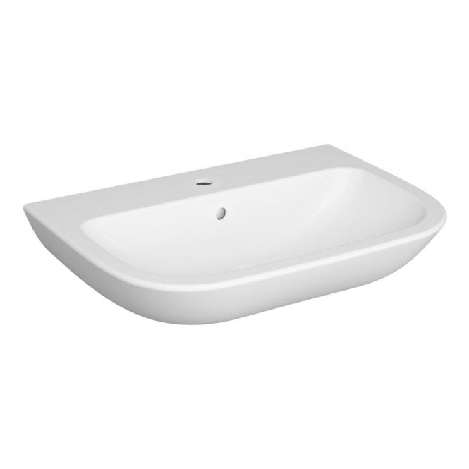 Vitra  S20 650x465mm, Basin Only, White (1 or 2 Tap Holes)