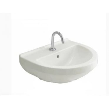 VitrA S50 550mm x 450mm Cloakroom Basin w/ 1 Tap Hole - White