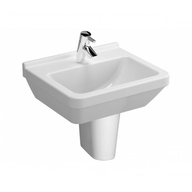 Vitra  S50 Cloakroom Square Basin 50cm White - 5460L003-0999
