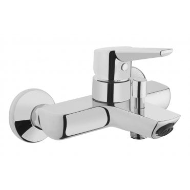 VitrA Solid S Wall Mounted Bath/Shower Mixer - Chrome