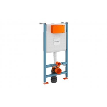 VitrA V-Fix Core Wall Hung 12cm 3/6L WC Frame and Cistern