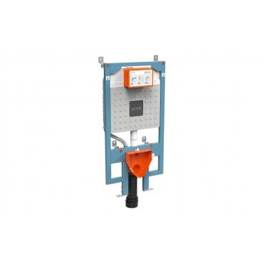 VitrA V-Fix Prime Wall Hung WC Frame and 8cm 3/6L Cistern (Floor/Wall Fix and Electric Connection)