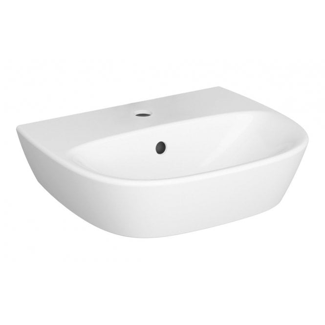 Vitra  Zentrum 445x360mm 1 Tap Hole, Basin with Overflow, White