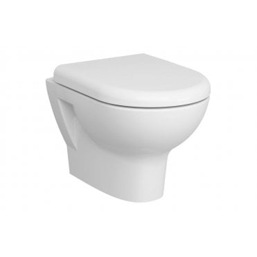 VitrA Zentrum Rimless Wall Hung Pan Only - White