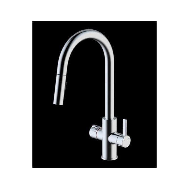 Wash Water 4in1 Pull Out Nozzle Kitchen Tap (Please choose finish and tank size)