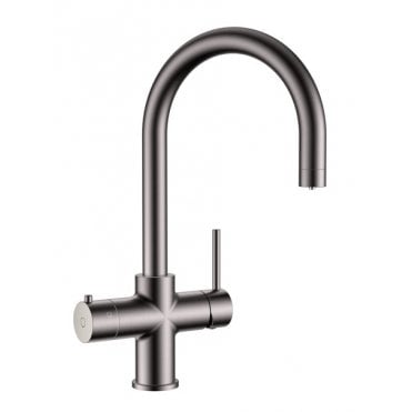 4in1 Round Neck Kitchen Tap (Please choose finish and tank size)