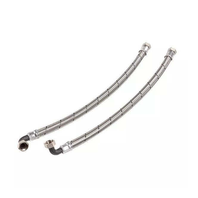 Wash Water Hi-Flow Hoses, 60cm (Pair) (Choose Size)