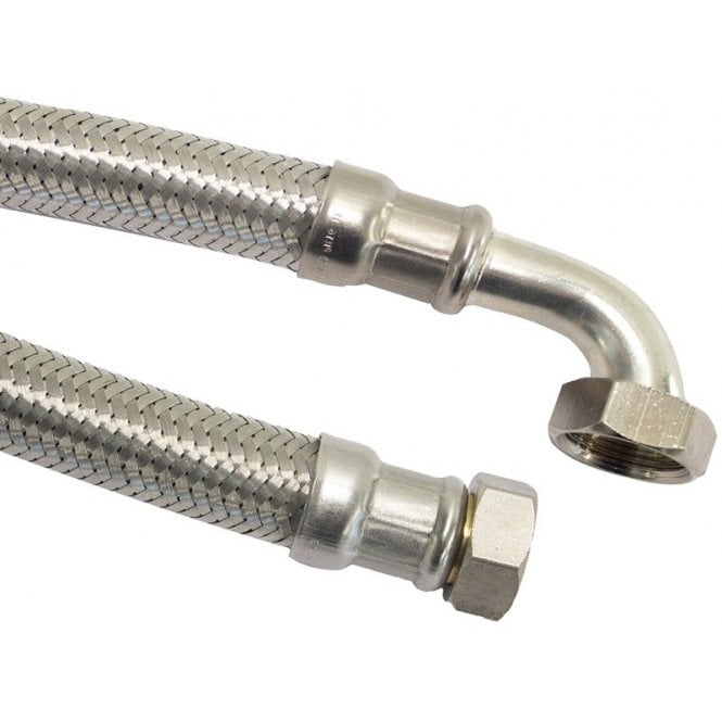 Wash Water Hi-Flow Hoses, 80cm (Pair) (Choose Size)